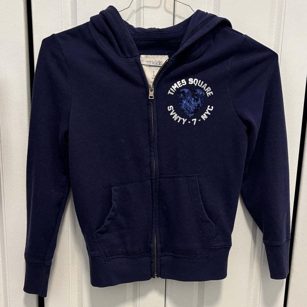 77kids Times Square Navy Hoodie